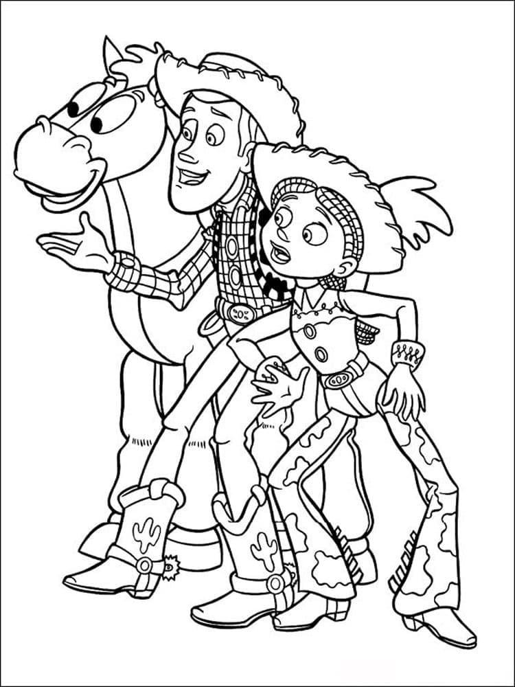 Desenho de Toy Story Imprimivel para Colorir