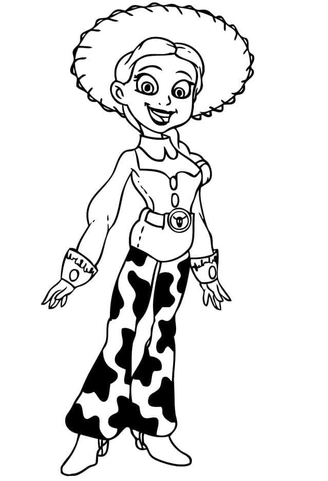 Desenho de Toy Story Jessie para Colorir