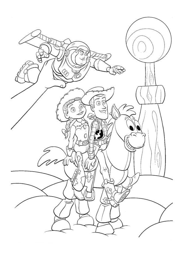 Desenho de Toy Story de Disney para Colorir