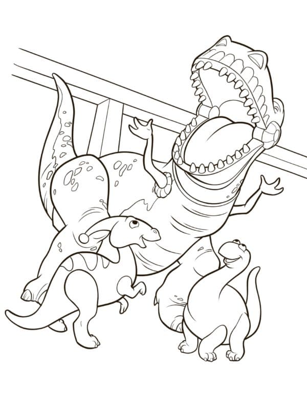 Desenho de Festa do Dragá o de Toy Story para Colorir