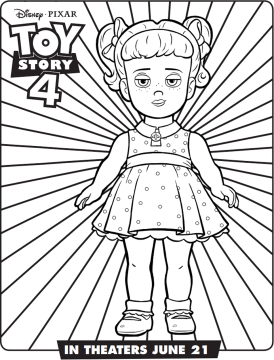 Desenho Pdf da Gabby Gabby Toy Story 4 para Colorir
