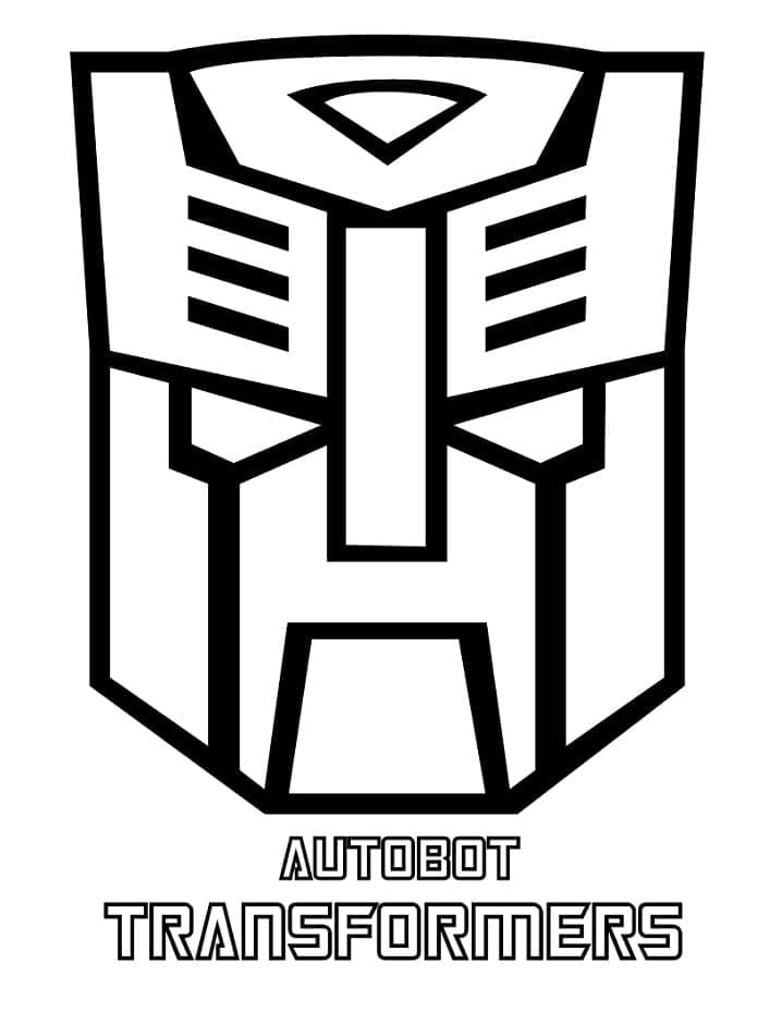 Desenho de Autobot Transformers para Colorir