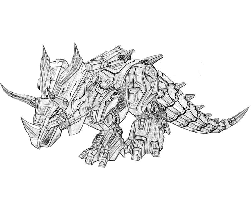 Desenho de Slag de Transformers para Colorir