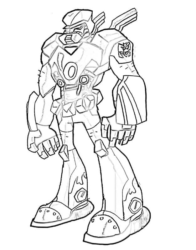 Desenho de Transformers Incrível para Colorir