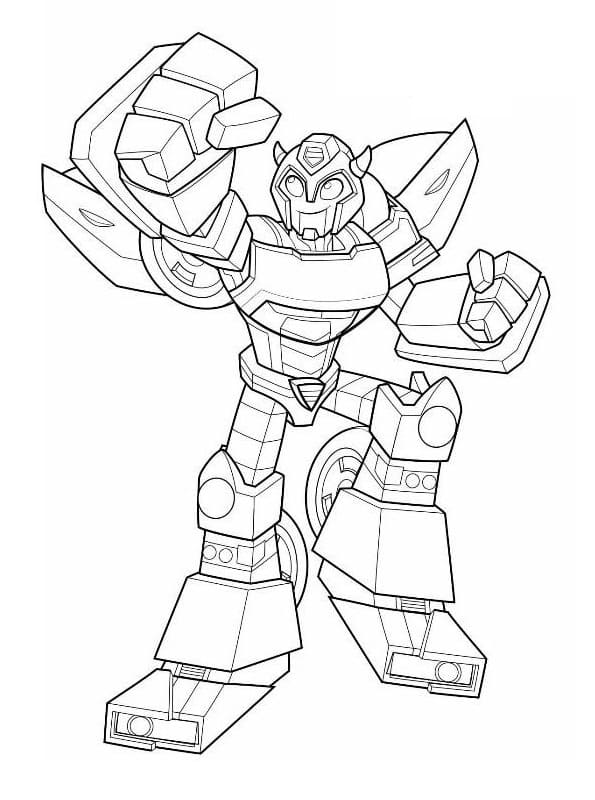 Baixar Desenho do Bumblebee Transformers para Colorir