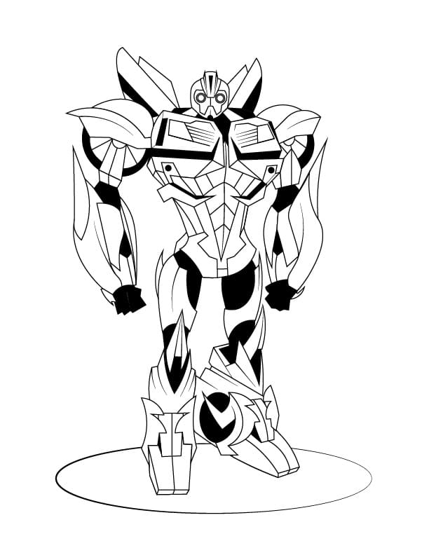 Desenho Bumblebee Autobot para Colorir