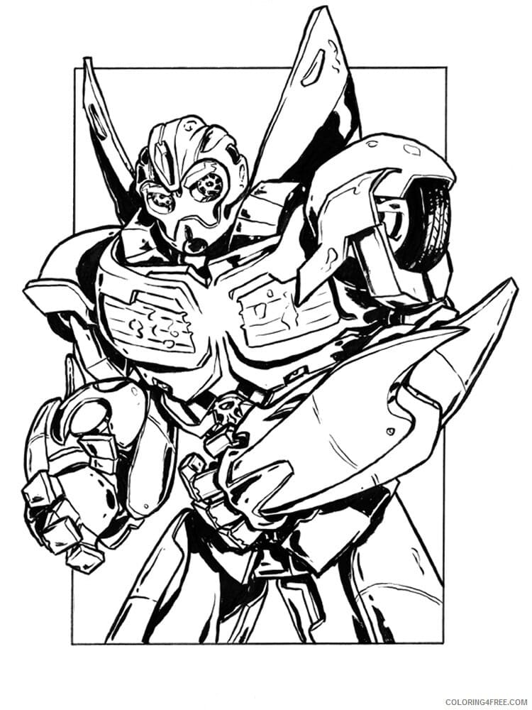 Desenho Bumblebee de Autobot para Colorir