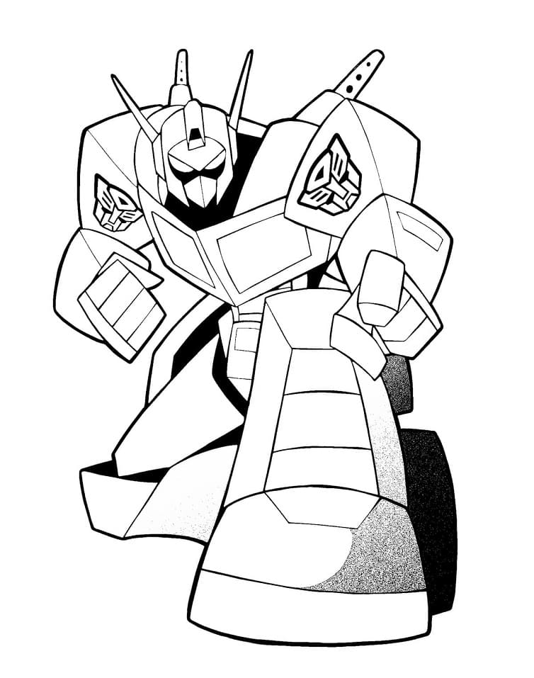 Desenho de Optimus Prime para Colorir Imprimivel
