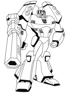 Desenho para Pintar do Transformers grátis