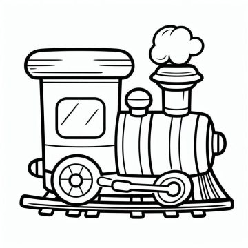 Desenhos de Trenzinho para crianças para Colorir