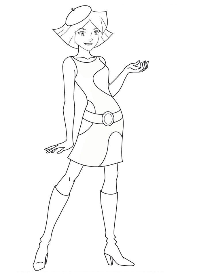 Desenho de Clover de Três Espiãs Demais para Colorir Download