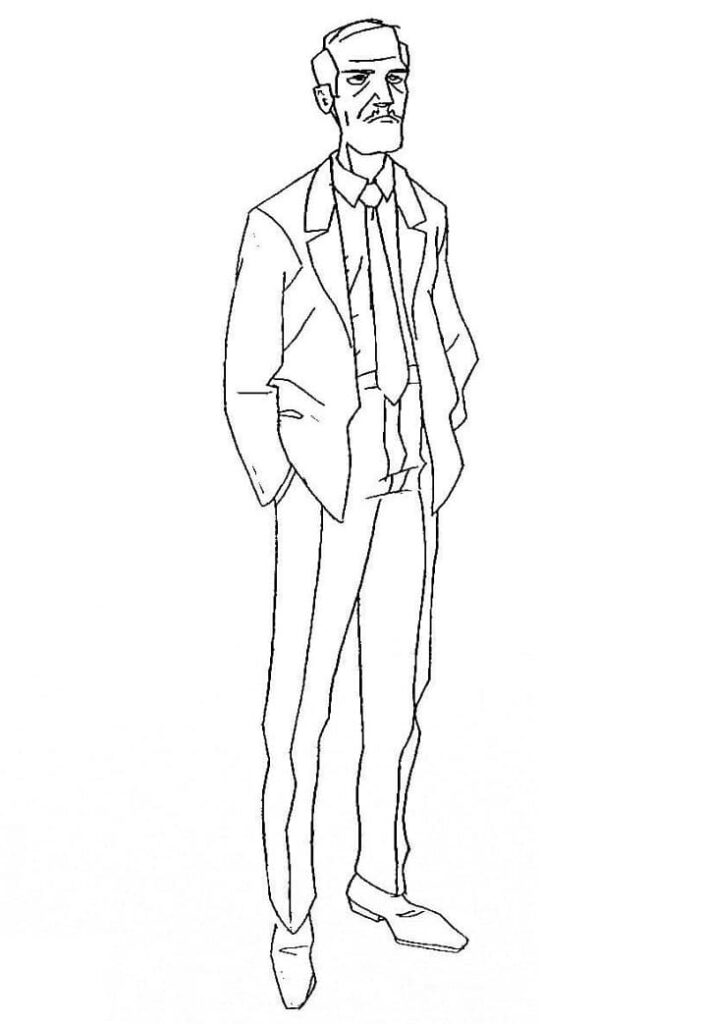 Desenho Jerry de Três Espiãs Demais para Colorir