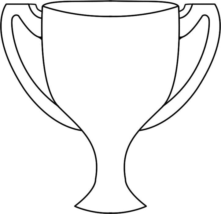 Desenho de Trofeu Download para Colorir