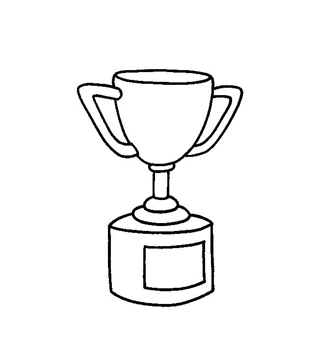 Desenho de Trofeu Imprimivel Pdf para Colorir