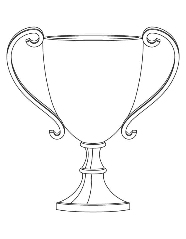 Desenho de Trofeu para Imprimir Download