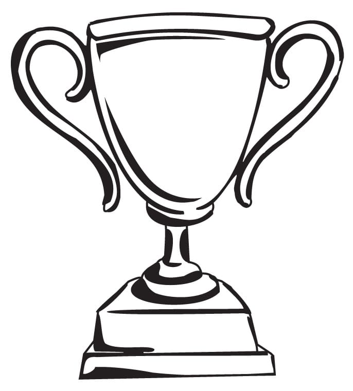Desenhos de Troféu para Colorir