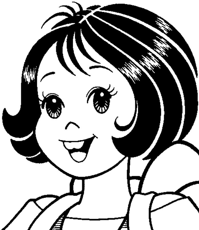 Desenho da Monica Jovem para Colorir