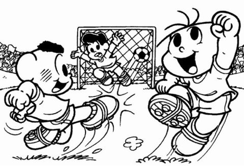 Desenhos de Turma da Mônica grátis para Colorir