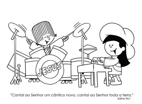 Desenho de Turma do Cristaozinho para Colorir e Baixar Pdf