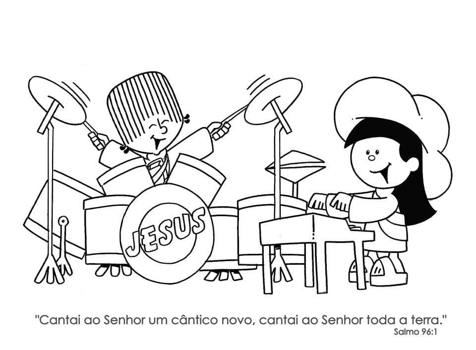 Desenho de Turma do Cristaozinho para Colorir e Baixar Pdf
