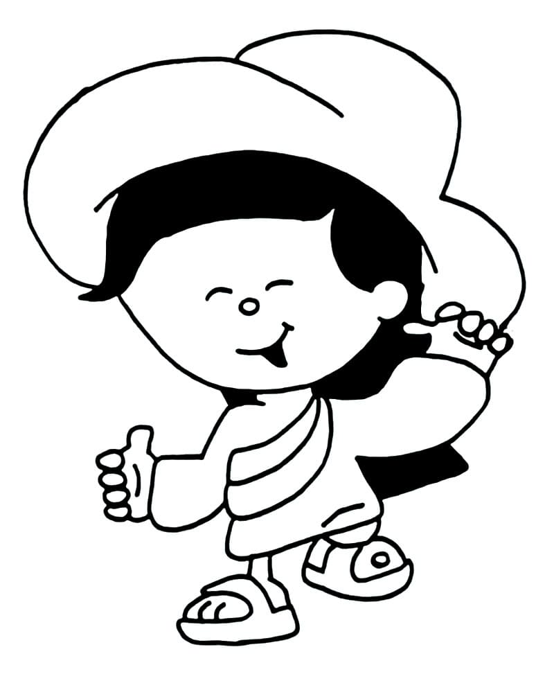 Desenhos de Turma do Cristãozinho para Colorir