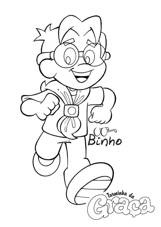 Desenho Binho para Colorir