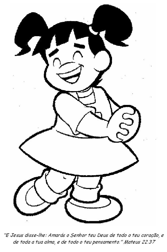 Desenho de Turminha da Graça Bíblica para Colorir Pdf