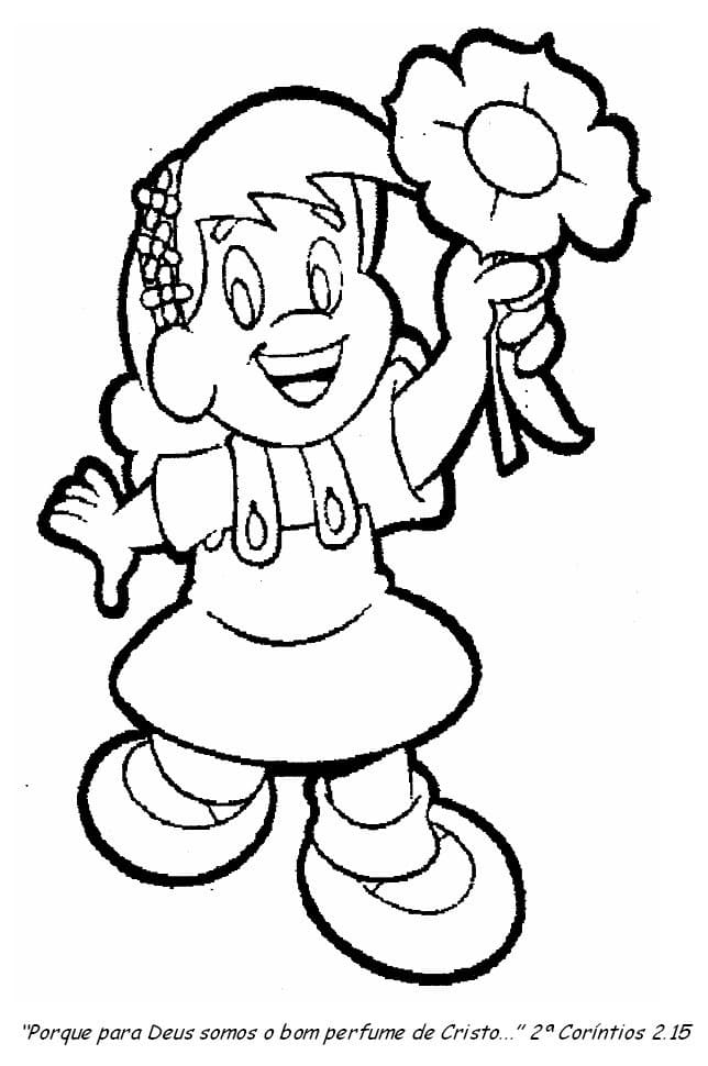 Desenho de Turminha da Graça Infantil para Colorir Download