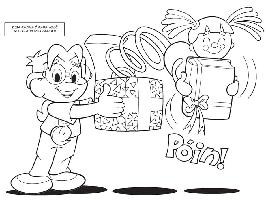 Desenho de Turminha da Graça para Colorir Imprimivel