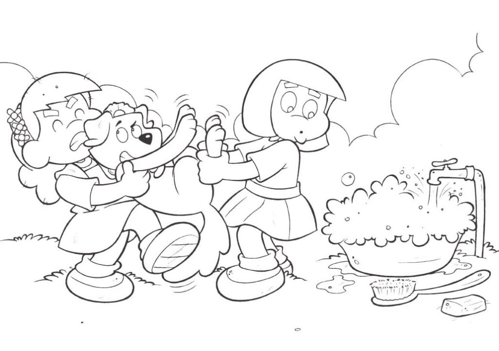Desenho de Turminha da Graça para Imprimir Pdf