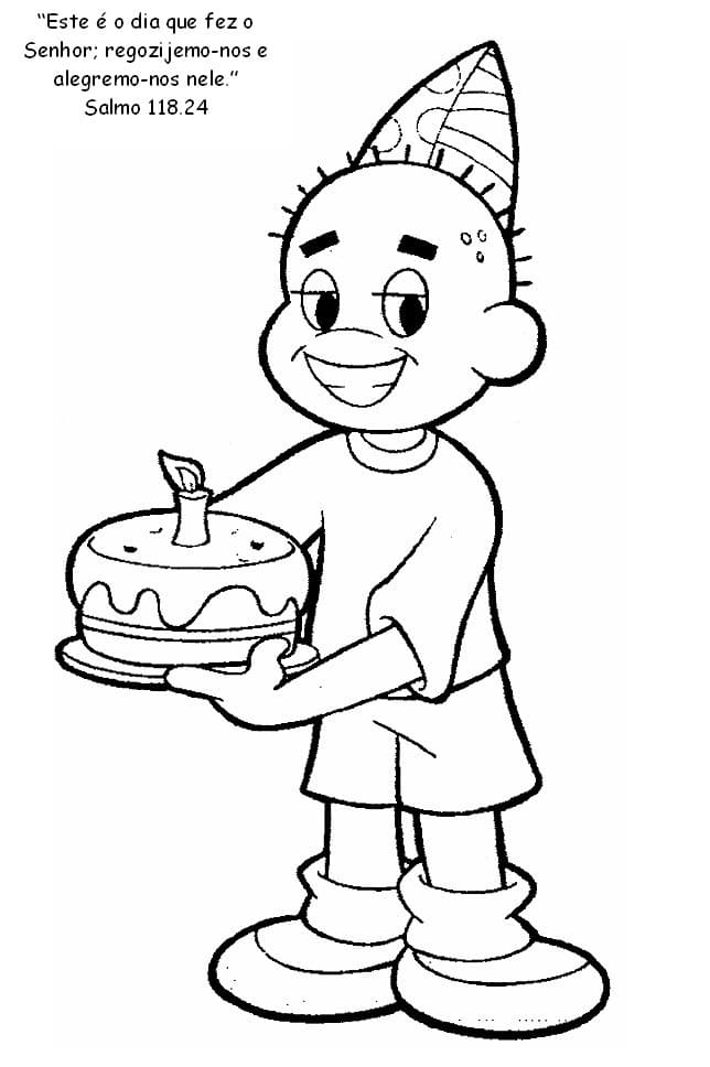 Desenho Zequinha de Turminha da Graça para Colorir