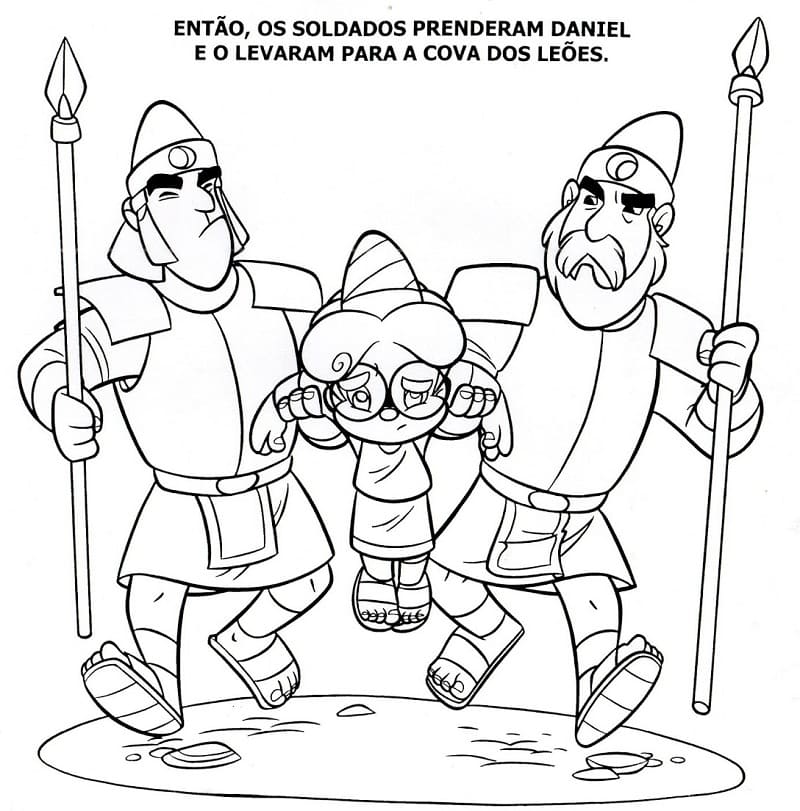 Desenho de Turminha Querubim Bíblia para Colorir Pdf