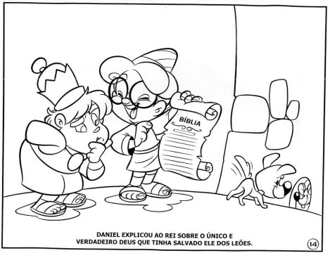 Desenho de Turminha Querubim para Colorir com Giz de Cera Pdf
