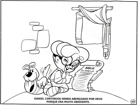 Desenho de Turminha Querubim para Colorir com Tinta Guache Pdf