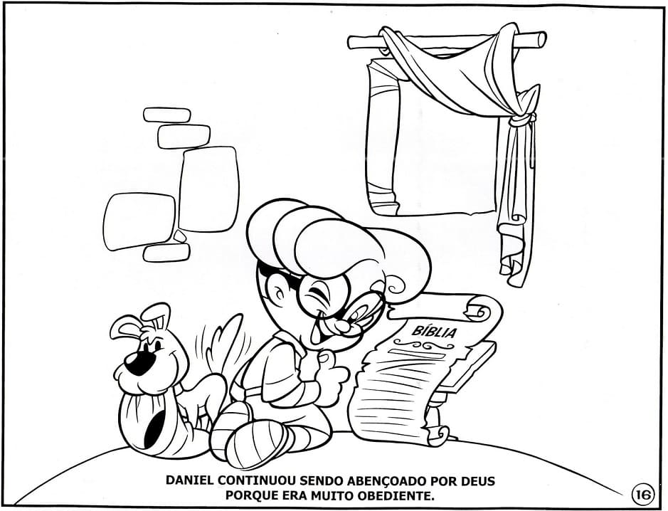 Desenho de Turminha Querubim para Colorir com Tinta Guache Pdf