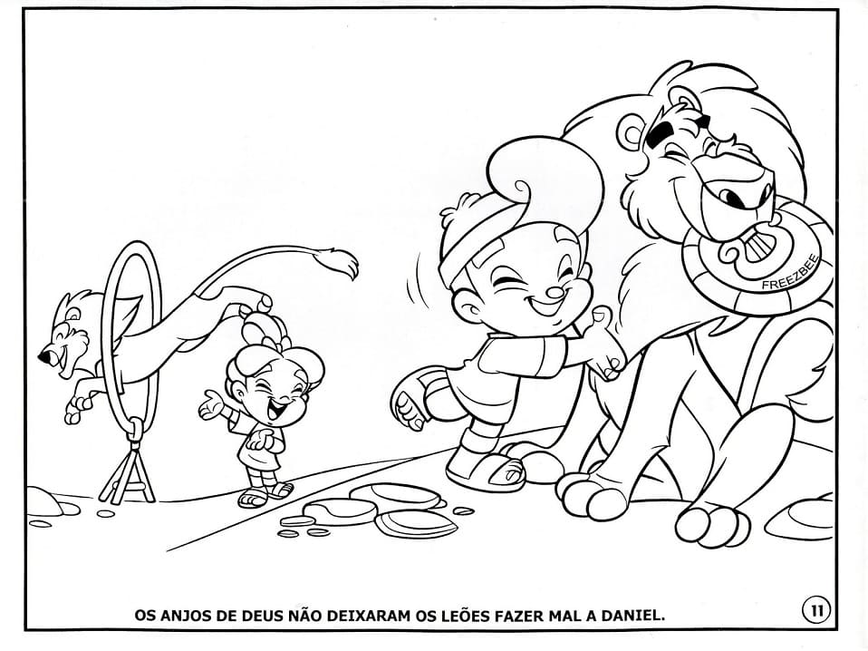 Desenho de Turminha Querubim para Colorir e Baixar Download