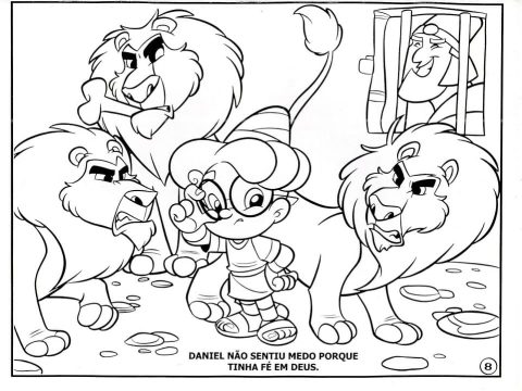 Desenho de Turminha Querubim para Colorir e Imprimir