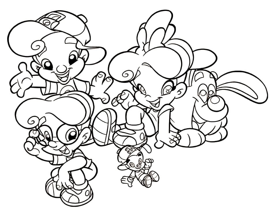Desenhos de Turminha Querubim para Colorir