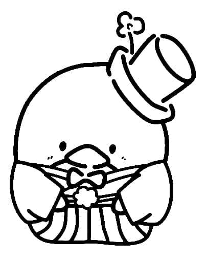 Desenho de Tuxedo Sam Fofo para Colorir