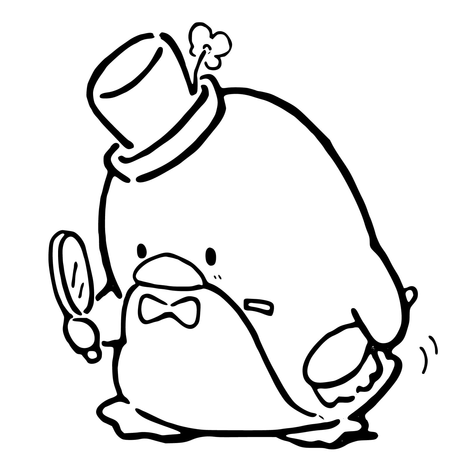 Desenho de Tuxedo Sam Grátis para Colorir