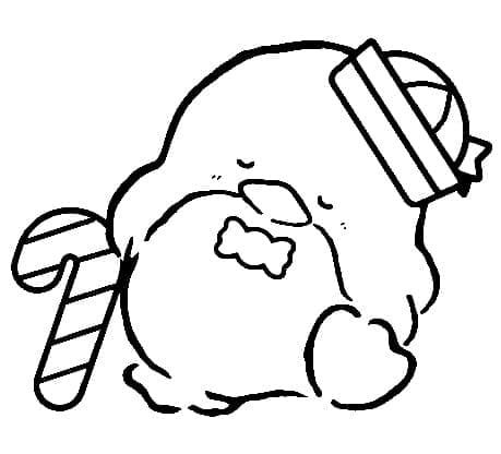 Desenho de Tuxedo Sam Imprimivel Grátis para Colorir