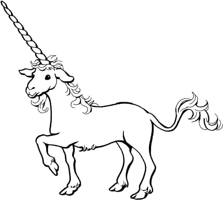 Desenho de Unicórnio para Pintar