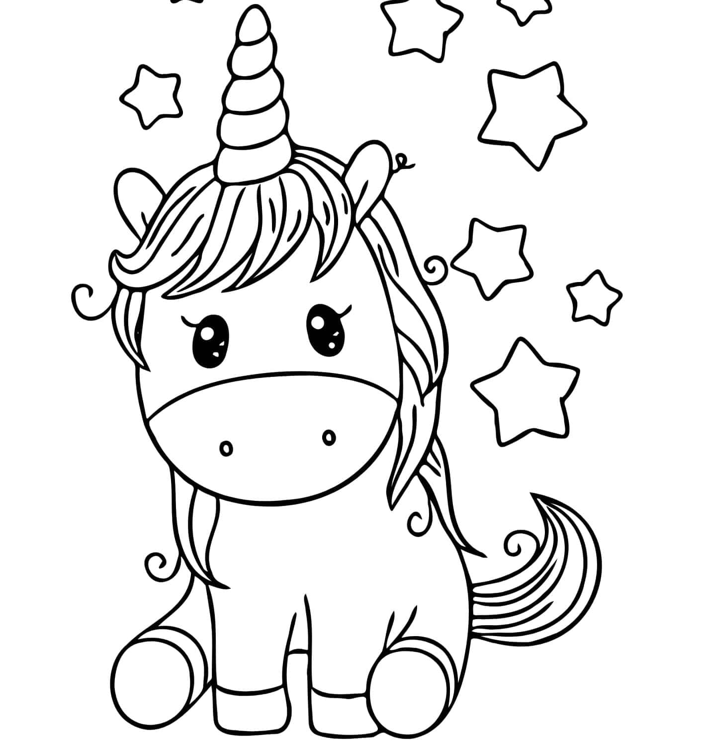 Desenhos de Unicórnio para Colorir