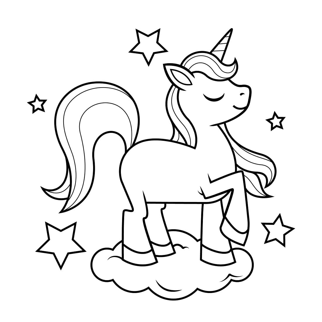 Desenhos para Colorir Unicórnio