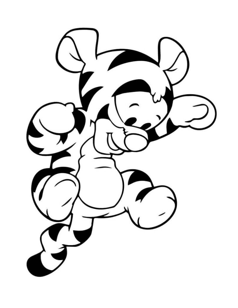 Desenho Tigger para Colorir