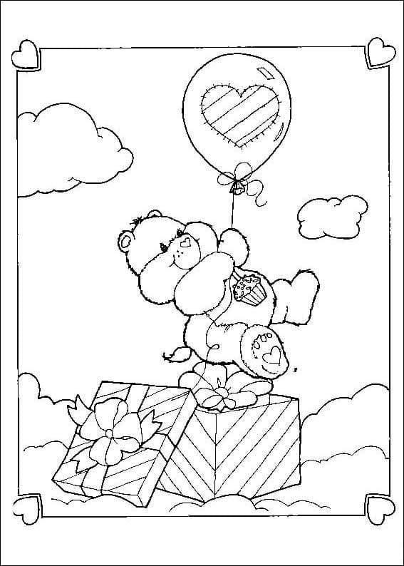 Desenho de Ursinhos Carinhosos Atividade Educativa para Colorir com Lápis de Cor