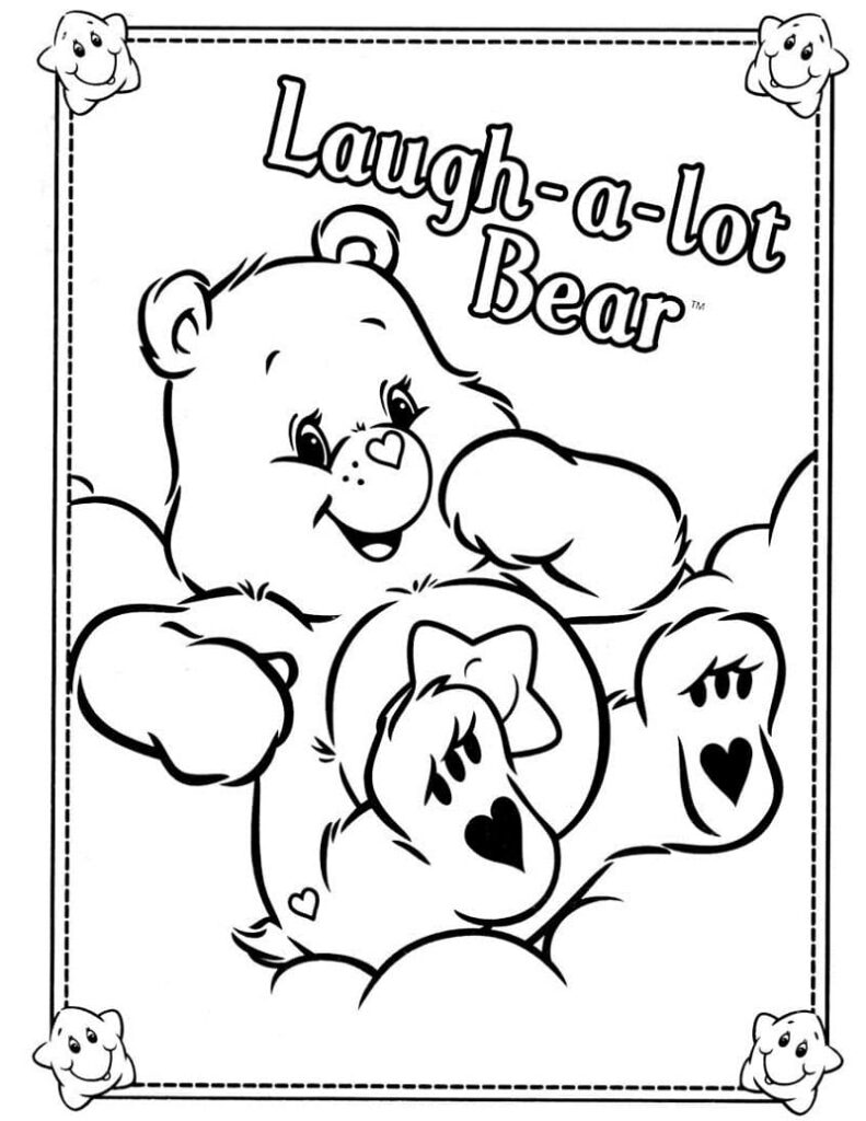 Desenho de Ursinhos Carinhosos Atividade Infantil para Imprimir Download