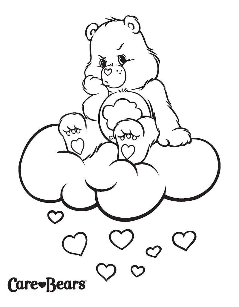 Desenhos de Ursinhos Carinhosos para Colorir