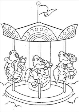 Desenho de Ursinhos Carinhosos Imagens para Imprimir grátis