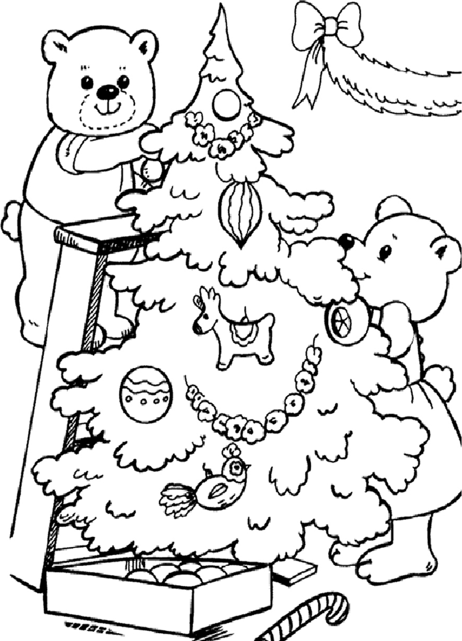 Desenho de Urso para Colorir e Baixar Pdf